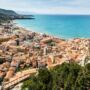 An overview of a coastal town in Sicily, Italy